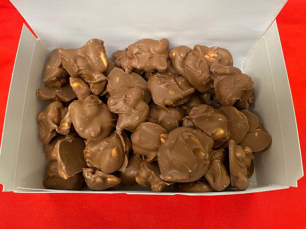 Chocolate Covered Peanut Clusters - 1 Pound Box